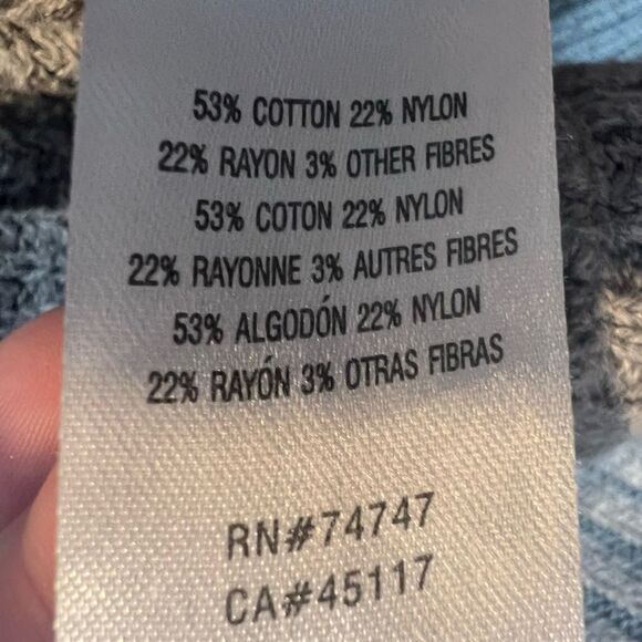 Natural Reflections grey Knit Sweater SZ M - Picture 8 of 9